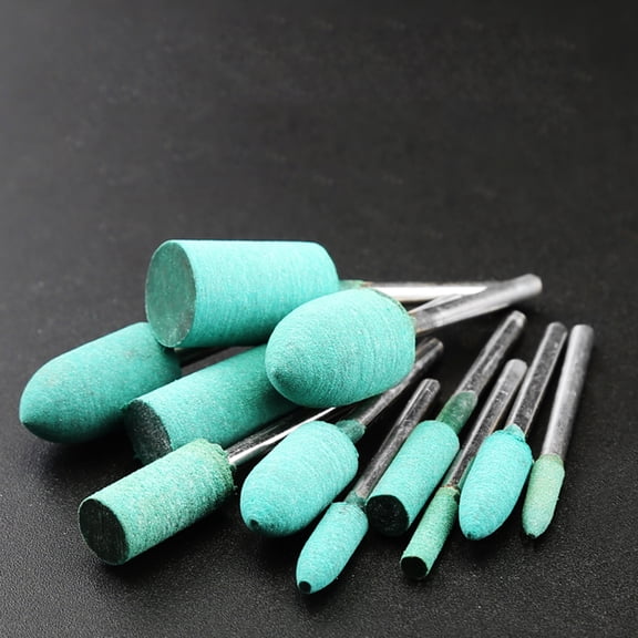 Joernso 7Pcs 3-12mm Grinding Bits Compact Excellent Sharpness Elastic Assorted Polishing Head Bits for DIY