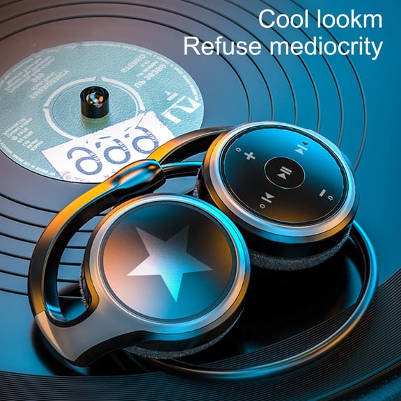 Joernso A23 True Wireless Stereo Bluetooth-compatible 5.0 Wireless Earphone Ear Hook FM Radio TF Card Stereo Sport Headset for Android