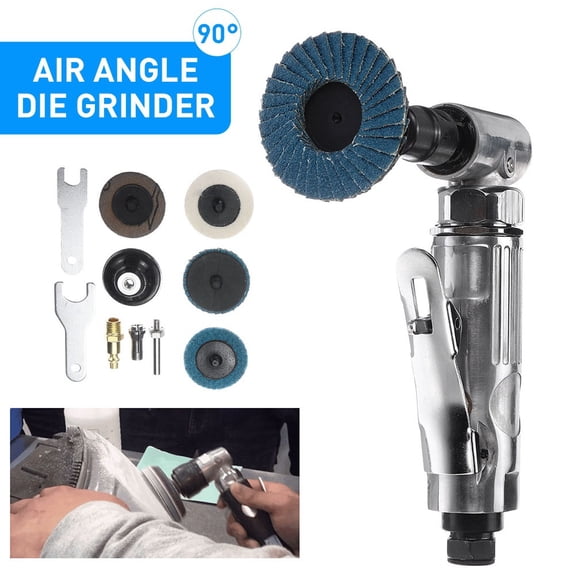 Joernso AG-315BS Mini Portable 90-degree Pneumatic Grinding Machine Polisher Disc Tools Set