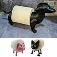 thumbnail image 1 of Joernso Animal Toilet Paper Holder Freestanding Cartoon Sheep Toilet Roll Holder 3D Printed Pig Cat Loo Roll Holder for Bathroom Decor Tissue Roll Storage, 1 of 8