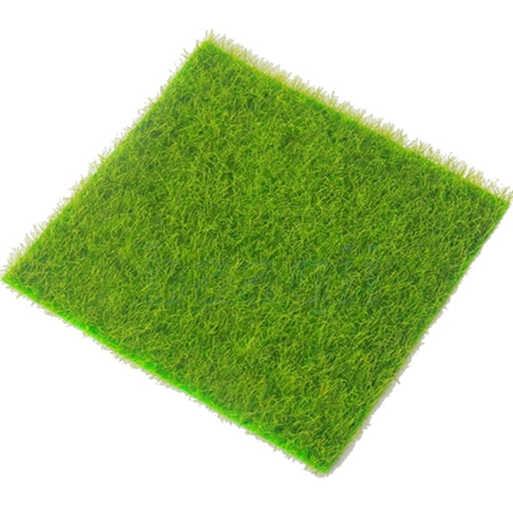 Joernso Artificial Grass Fake Lawn Grass Miniature Dollhouse Decor Home Garden Ornament