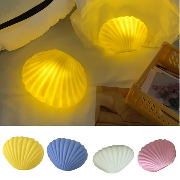 Joernso Atmosphere Lamp Decorative Multi-purpose Vinyl Shell Little Night Light for Office