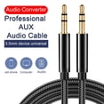 thumbnail image 1 of Joernso Audio Adapter Cable Tangle-Free Portable Wide Compatible 3.5mm Headphone Extension Cable Audio Adapter Cord, 1 of 8