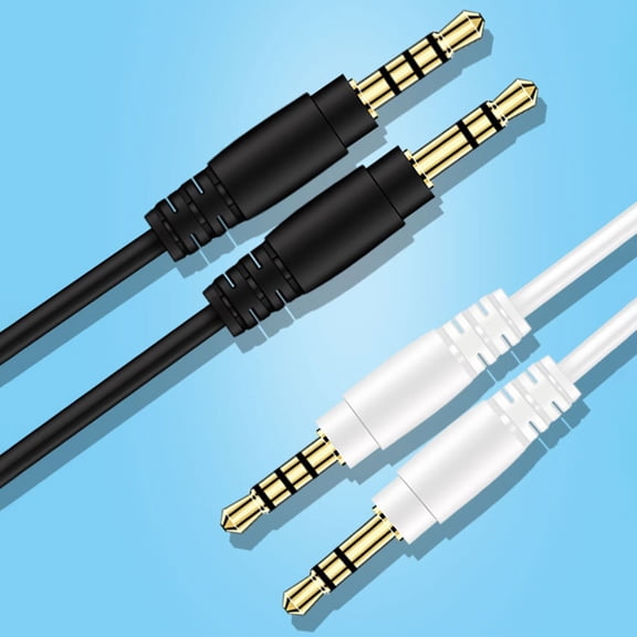 Joernso Audio Cable Anti-interference Stable Transmission Good Sound Effect 3.5mm Male to Male Headphone Audio AUX Cable for Car