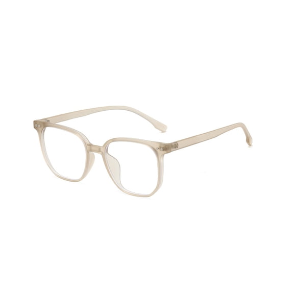 Joernso Blue Light Blocking Glasses Unisex Large Frame Clear View Strong Hinge Transparent with Brim Eye Protection Clear Bluelight Glasses Spectacles Eyewear