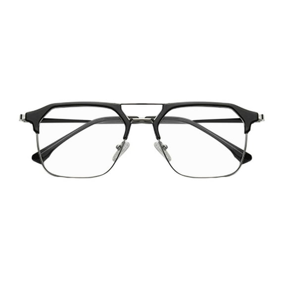 Joernso Blue Light Blocking Glasses Unisex Large Frame Half Rim Clear View Strong Hinge Eye Protection Clear Bluelight Glasses Spectacles Eyewear