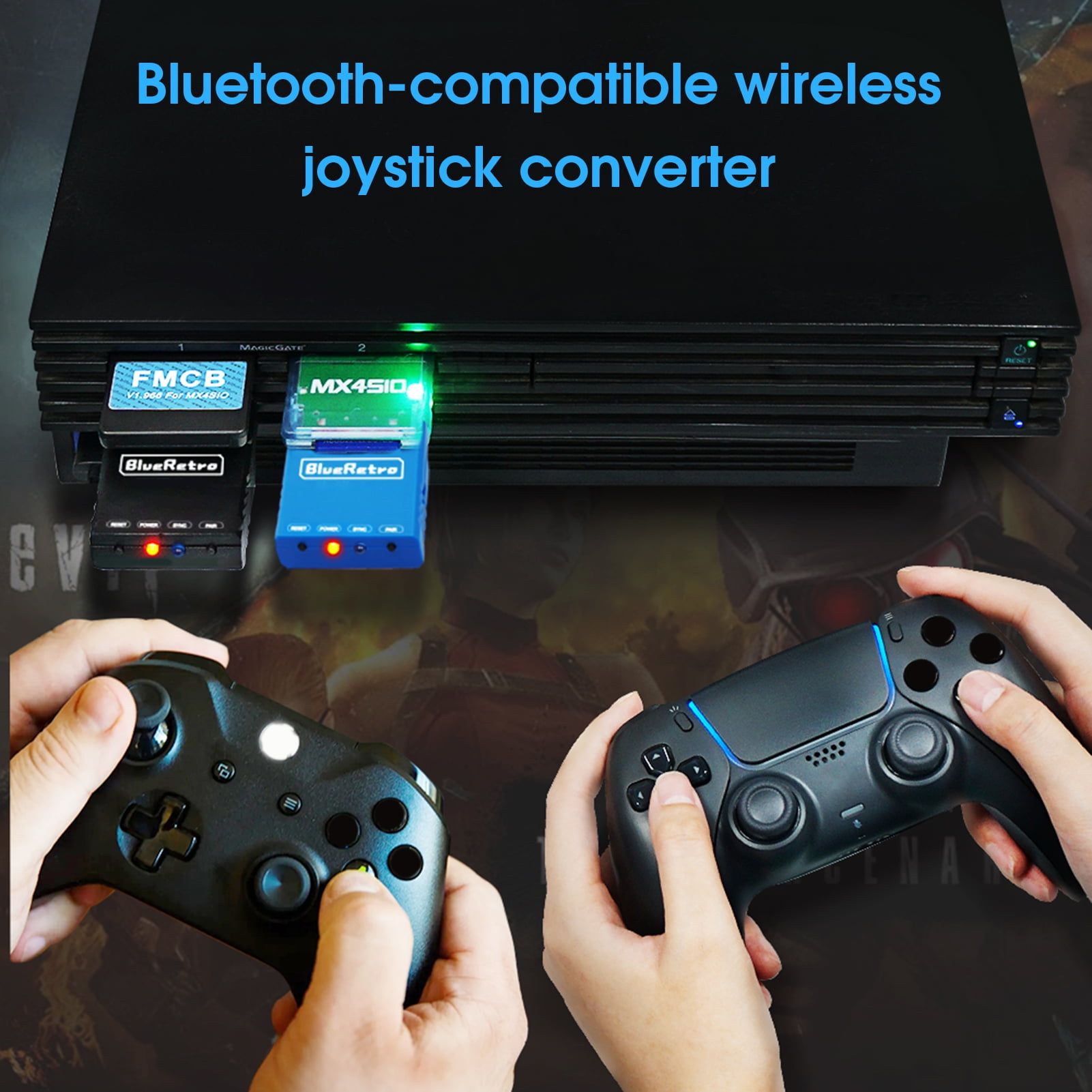 Remote Adapter Game Joernso Blueretro Game Controller Adapter No Delay Driver-free ...