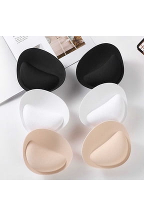 Bra Pad Ultra Thick Good Breathability Bra Insert Triangle Sponge Push Up Bra Pad Women Invisible Insert Swimsuit Bikini Breast Enhancers Chest Cup Pads Accessories