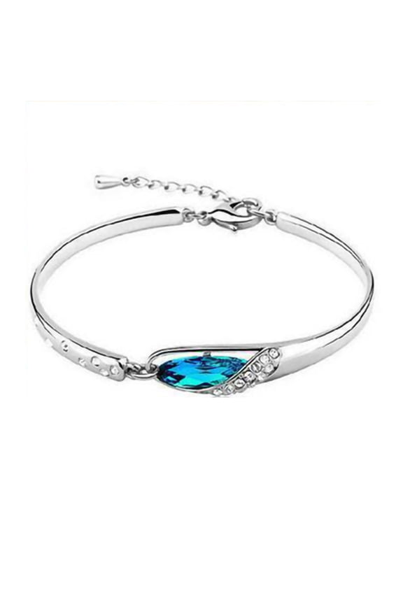 Bracelet Elegant Skin-friendly Rhinestone Fashion Bracelet Bangle for Dating