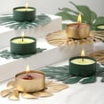 thumbnail image 1 of Joernso Candlestick Leaf Shape Desktop Ornament Metal Turtle Leaf Candle Holder for Home Decor, 1 of 8