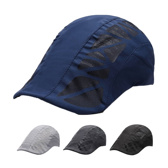 Joernso Casual Men Summer Autumn Mesh Breathable Anti Sun Beret Outdoor Fishing Hat Cap