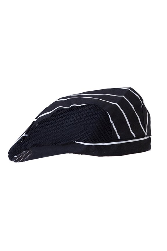 Chef Advanced Hat Unisex Plaid Print Chilli Pattern Breathable Cooking Hotel Kitchen Work Wear Waiter Hat Headwear