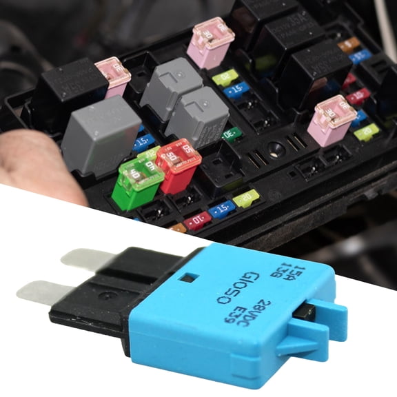 Joernso Circuit Breaker Fuse Wide Current Coverage Automotive Metal 5A/6A/7.5A/10A/15A/20A/25A/30A Car Safety Fuse for Car