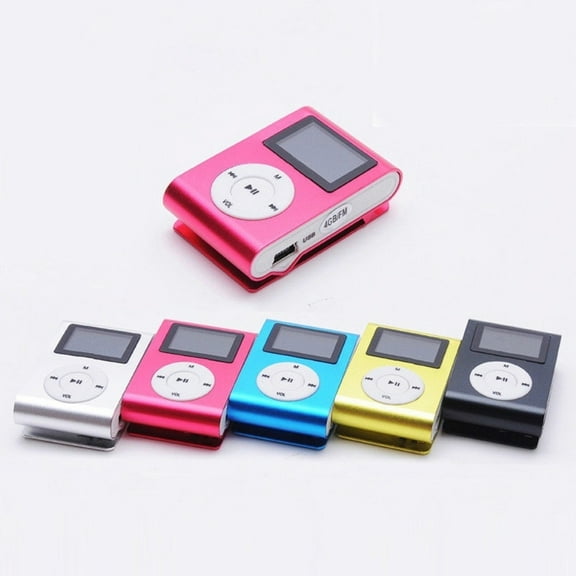 Joernso Clip on Mini USB LCD Screen MP3 TF Card Support Sports Music Player