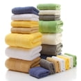 thumbnail image 1 of Joernso Comfortable Bath Towel Super Absorbent Cotton Skin-friendly Washable Thicken Washcloth for Daily Use, 1 of 8