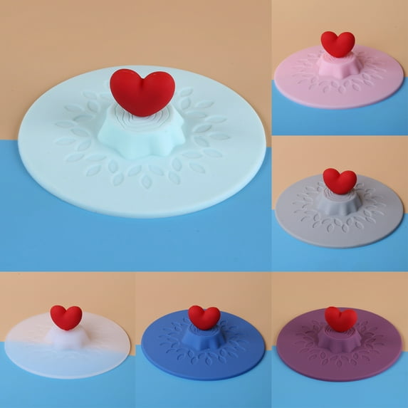 Joernso Cup Cover Heat-Resistant Flexible Fashion Airtight Seal Cute Cup Lid Kitchen Tool
