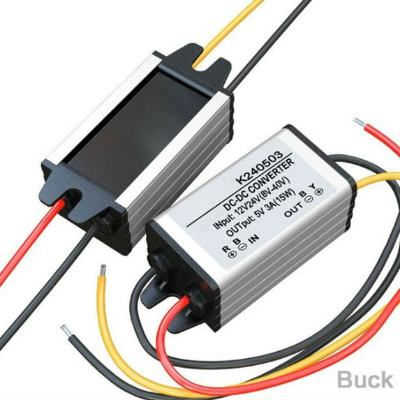 Joernso DC-DC 12V to 5V Converter Step-down Regulator Module Buck Power Supply Adapter