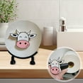 thumbnail image 1 of Joernso Dairy Cow Toilet Roll Holder 3D Printing Paper Towel Holder Freestanding Design Fun Bathroom Decor Keeps Rolls Organized Roll Paper Organizer, 1 of 7