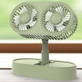 thumbnail image 1 of Joernso Desk Fan Adjustable USB Powered 3 Speeds Double Motor Foldable Fan for Home, 1 of 7