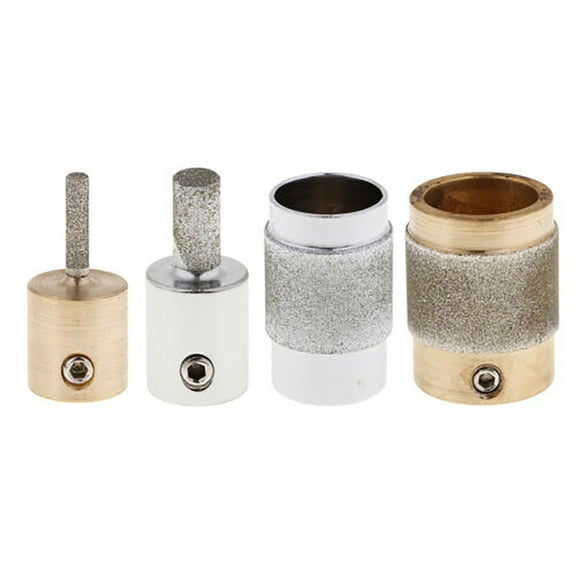 Joernso Diamond Grinding Wheels Stained Glass Grinder Head Bit Durable Hardware Tools