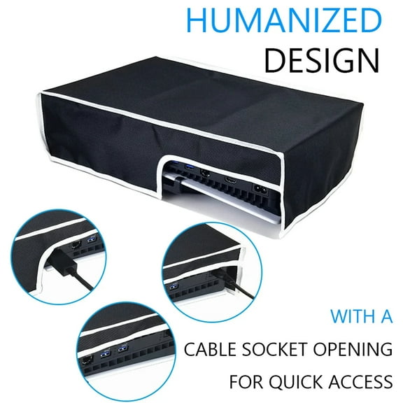 Joernso Dust Cover Waterproof Console Dustproof Guard Anti-Scratch Gaming Console Protective Cover for PS5 Slim