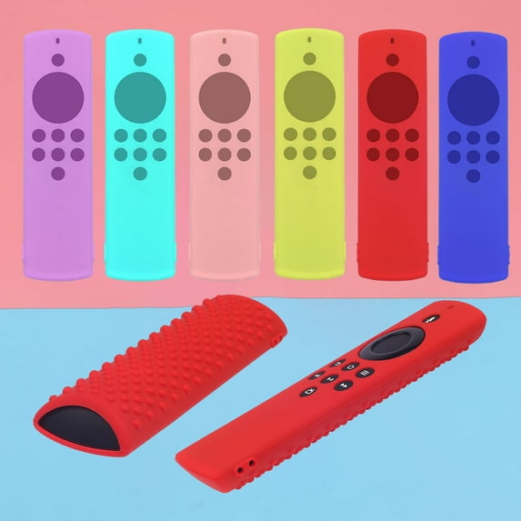 Joernso Dustproof Solid Color Remote Control Soft Silicone Case Protective Storage Cover for Amazon Fire TV Stick Lite