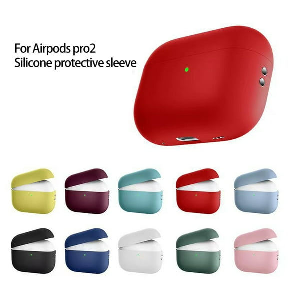 Joernso Earbud Protective Sleeve Shock-proof Anti-drop Soft Silicone Wireless Earphone Protector for AirPods Pro 2