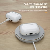 Joernso Earphone Case Transparent Shockproof Anti-fall Anti-scratch Anti-fingerprint Protective TPU Wireless Bluetooth-compatible Earbuds Cover Protector for Airpods Pro 2