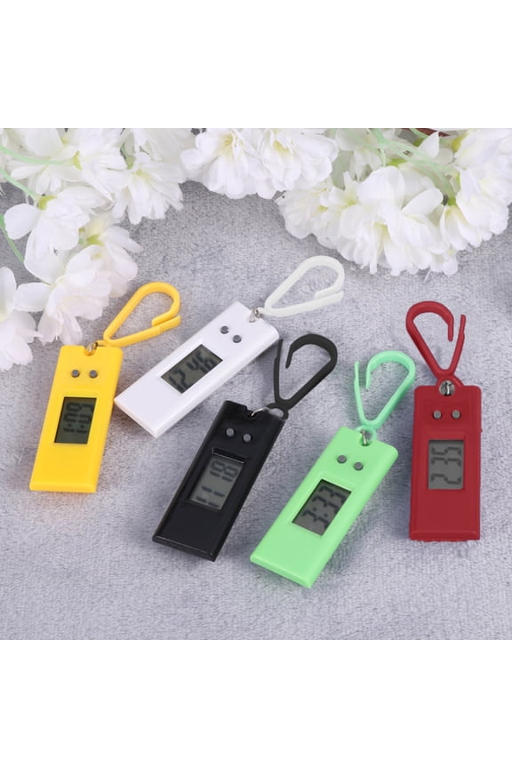 Electronic Watch Digital Adjustable Digital Table Time Display Clock Hanging Keychain Student Supplies