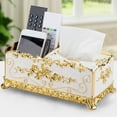 thumbnail image 1 of Joernso European Style Tissue Box Multi-functional ABS Embossed Design Napkin Case Home Decor, 1 of 8