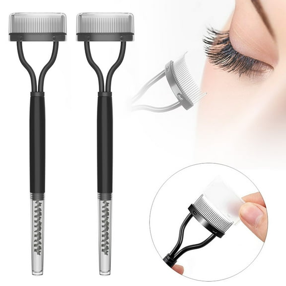 Joernso Eyelash Comb Professional Eyelash Separator Tool Eye Lash Separator Tool for Easy Lash Brow Grooming Eyelash Definer Mascara Comb Brush for Travel Makeup