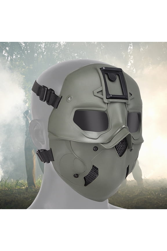 Face Bandana Vent Hole Ergonomics Design Air Permeable Full Face Bandana Neck Balaclava Wargame Cap for Outdoor