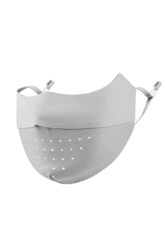 Face Guard Seamless Breathable Holes Design Sunscreen 3D Slim Design Face Guard UPF 50 Breathable Ice Silk Fabric Face Protector