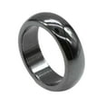 thumbnail image 1 of Joernso Fashion Simple 6mm Width Flat Hematite Magnetic Finger Ring Unisex Ring for Dating, 1 of 7