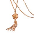 thumbnail image 1 of Joernso Faux Crystal Necklace Knotted Beaded Long Tassel Shiny All Match Good Gloss Women Long Pendant Sweater Necklace Jewelry Gift, 1 of 8