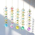 thumbnail image 1 of Joernso Faux Crystal Suncatcher Hanging Decoration Indoor Outdoor Garden Healing Chakra Rainbow Prism Pendant Ornament Birthday Gift, 1 of 8