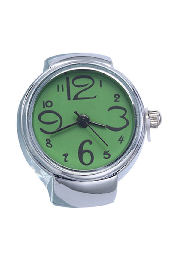 Finger Ring Watch Multifunctional Decorative Alloy Time Display Jewelry Accessories for Women