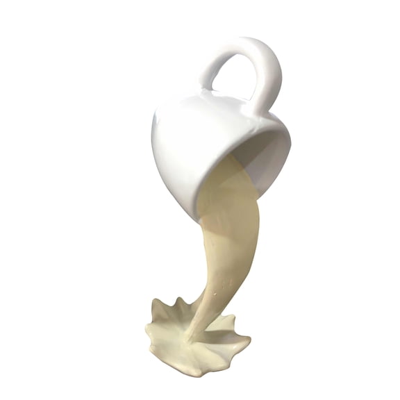 Joernso Floating Pouring Liquid Coffee Mug Cup Design Resin Model Miniature Home Decor
