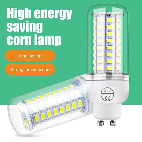 Joernso GU10 LED Corn Bulb Many Lamp Beads Electrical Conductivity E27 Screw Mouth Household LED Corn Light for Bedroom