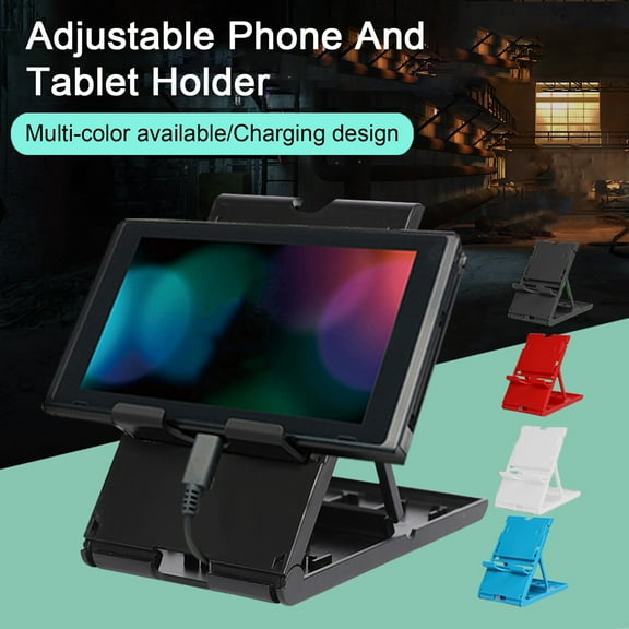 Joernso Game Console Bracket Universal Portable Adjustable Desktop Gaming Device Stand for Switch Phone Tablet Computer