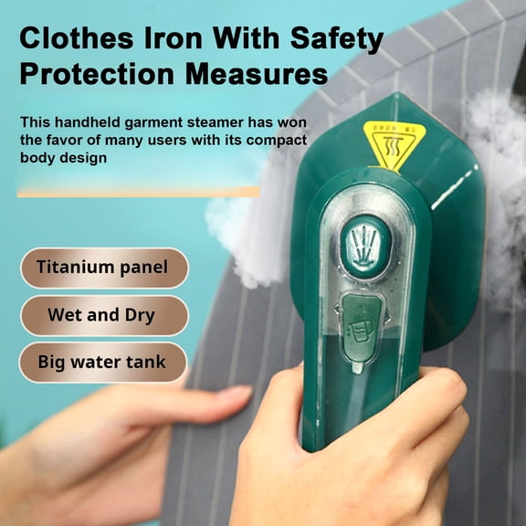 Joernso Handheld Garment Steamer Ironing Machine Ergonomic Design Rapid Heat-Up Easy Operation Portable Clothes Garment Steamer
