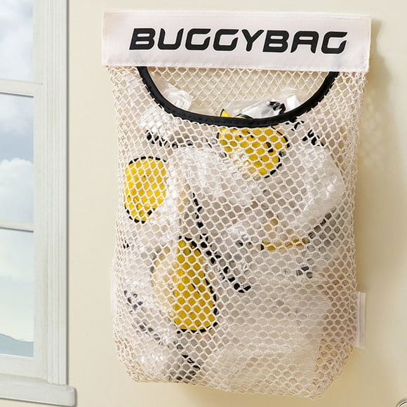 Joernso Hanging Mesh Kitchen Storage Bag Reusable Mesh Net Bag with U-Shaped Opening Wall Mountable Kitchen Mesh Bag for Plastic Bags Trash Bags Shopping Bags Ginger Garlic Potatoes Onion