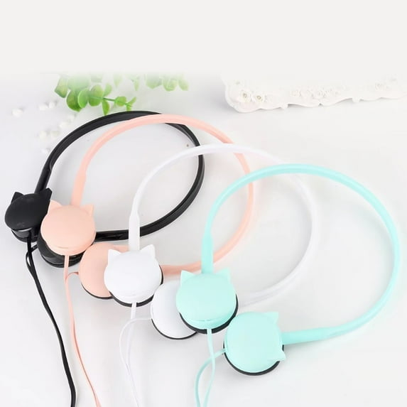 Joernso Headset with Mic Wired Cartoon Design Stereo Music Headphones for Smart Phone