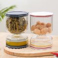 thumbnail image 1 of Joernso Hourglass Pickle Jar Pickle Juice Separator Food Grade BPA Free Leak-proof Airtight Pickle Organizer Jar Pickle Storage Strainer, 1 of 8