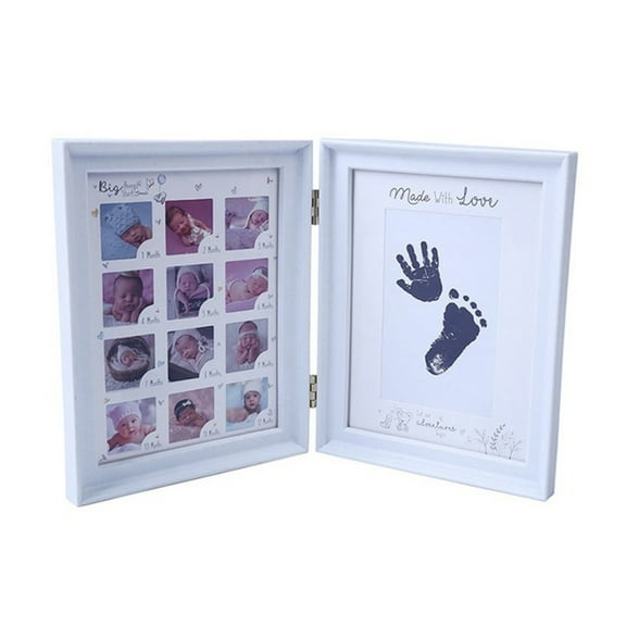 Joernso Infant Baby Handprint Footprint First Year Picture DIY Family Memory Photo Frame