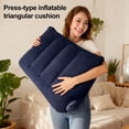 thumbnail image 1 of Joernso Inflatable Cushion Pillow Lightweight Portable Triangular Wedge Pillow with Dual Inflation Mode Built-in Pump Posture Support, 1 of 8