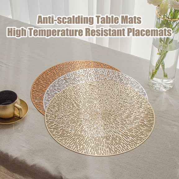 Joernso Kitchen Placemat Heat Resistant Table Placemat Anti scalding Dining Table Mat for Home Decoration