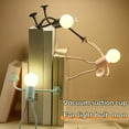 thumbnail image 1 of Joernso LED Bedside Lamp Changeable Shape Funny Night Light with Suction Cup Soft Glow DIY Shape Cute Light Bulb Man Mini Night Light, 1 of 8
