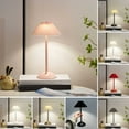 thumbnail image 1 of Joernso LED Desk Lamp with Stable Base Dimmable Soft Glow Flicker Free USB Charging Nordic Style Bedside Sleeping Light, 1 of 8