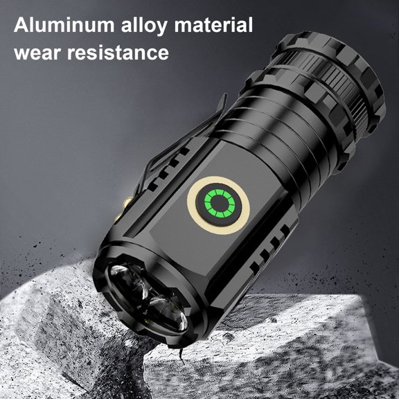 Joernso LED Flashlight Super Bright High Lumens Multiple Lighting Modes Rechargeable Waterproof High Powered Torch Pocket Flashlight